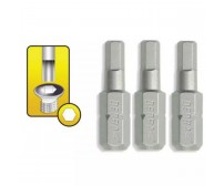 Capete de surubelnita Hex imbus H6 x 25mm, 3buc Dedra Capete de surubelnita Hex imbus H6 x 25mm, 3buc Dedra