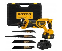Fierastrau tip sabie cu acumulator (INCLUS), 21 V/3 Ah, 750 W, 2900 rot/min ROTOR RBS21 Brushless Fierastrau tip sabie cu acumulator (INCLUS), 21 V/3 Ah, 750 W, 2900 rot/min ROTOR RBS21 Brushless