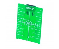 Placuta de tintire pentru telemetre si dispozitive laser, Dedra, verde