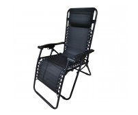 Sezlong pliabil, multifuncțional DEDRA N1027 ZERO GRAVITY, dimensiuni 157x65x107 cm