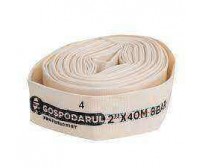 Furtun pompieri textil,panzat,PVC interior,2'' ,ø 50mm ,8 Bar tip C 40m