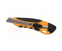 Cutter galben XL, lățime 18 mm mâner plastic si cauciuc Dedra M9013 Cutter galben XL, lățime 18 mm mâner plastic si cauciuc Dedra M9013