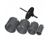 Set carote diamantate pentru ceramica 4buc Dedra Set carote diamantate pentru ceramica 4buc Dedra