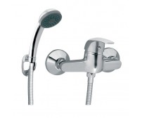 Baterie perete dus, crom cu accesorii, FERRO Vasto BVA77