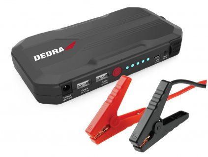 Acumulator extern multifunctional powerbank 12000mAh pentru pornire motor, jump starter Dedra