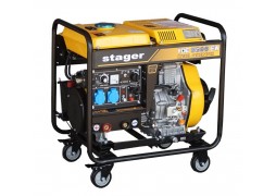 Generator sudare diesel monofazat, 2kVA, curent sudare 160A, pornire la cheie Stager YDE6500EW