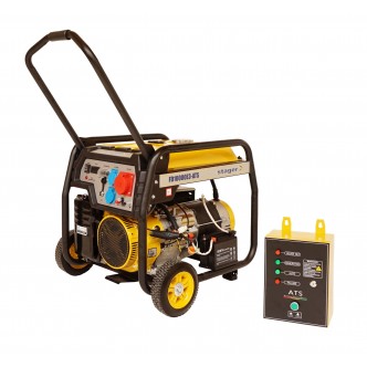 Generator open-frame 8kW, trifazat, benzina, automatizare Stager FD 10000E3+ATS