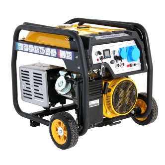 Generator open-frame 5.5kW, monofazat, benzina, pornire electrica, bobinaj cupru, Stager FD 6500ER Automatic NOU (pornire din telecomanda)