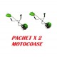 PACHET X 2 Motocoasa pe benzina 1.9CP, 43CC, motor benzina 2T, pornire rapida Easy Start, 3 accesorii, Micul Fermier