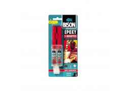 Adeziv epoxidic bicomponent rapid BISON Epoxy 5 minute, 2 x12ml