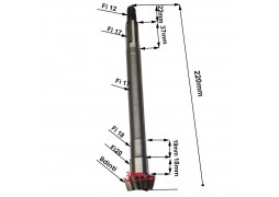 Ax transmisie cu pinion conic RURIS PS731-2-17, pentru motocultor Ruris 731K