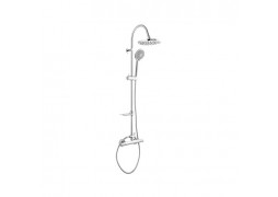 Baterie dus termostatica cu set dus fix si para dus mobila, Ferro Trinity, set 2 in 1