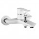 Baterie perete cada/dus, Adore, White / Chrome. Ferro