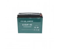 Baterie VRLA cu gel pentru bicicleta / triciclu electric cu grafen 6-EVF-45, 12V, 52Ah-20HR CHILWEE