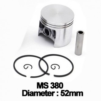 Piston complet drujba Stihl: MS 380, 381 (52mm)