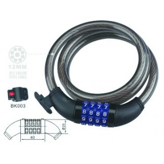 ANTIFURT Cifru - Otel Protectie: Manson plastic cauciucat - 12mm x 120cm