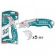 Cutter metalic - 61 x 19mm - 180mm (TOTAL -INDUSTRIAL)