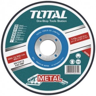 TOTAL - Disc debitare metale - 180mm