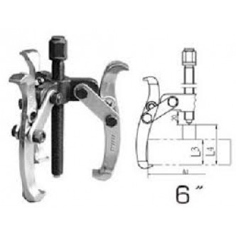 TOTAL - Extractor rulmenti cu 3 brate - 6" (INDUST