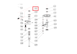 Bucsa distantier pentru motocositoarea Ruris DAC777, CLD-SW01