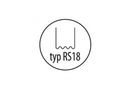 Capse, agrafe pentru reparat plastic tip RS18, 0,8mm, val mic, 100buc