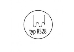 Capse, agrafe pentru reparat plastic tip RS28, 0,8mm, val mare, 100buc.