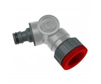 Conector pentru furtun / robinet irigat gazon gradina pivotant 180 grade, 3/4"-1", DEDRA GARDEN 80N004K