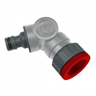 Conector pentru furtun / robinet irigat gazon gradina pivotant 180 grade, 3/4"-1", DEDRA GARDEN 80N004K