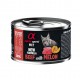 Conserva de hrana umeda Premium pentru pisica Alpha Spirit, 93% carne de vita si pepene, 200 g