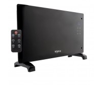 Convector panou sticla de perete/podea cu display si telecomanda 2000 W BÖHM BH09G-BL