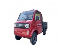 Cvadriciclu electric utilitar tip camioneta electrica PICKUP BLADE CARGO PRO 12 fara permis, 3000W, viteza 25 km/h, autonomie 100 km, Negru + Rosu