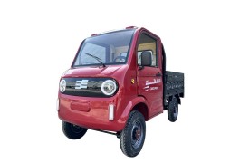 Cvadriciclu electric utilitar tip camioneta electrica PICKUP BLADE CARGO PRO 12 fara permis, 3000W, viteza 25 km/h, autonomie 100 km, Negru + Rosu