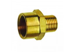 Reductie 1/4" filet exterior (M) x 3/8" filet interior (F)