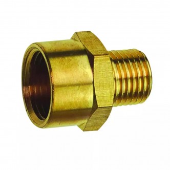 Reductie 1/4" filet exterior (M) x 3/8" filet interior (F)