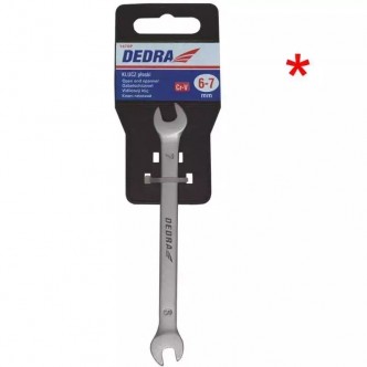 Cheie fixa CrV 6 x 7 mm pe agatator de plastic