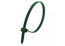 Coliere din plastic verde 2,5x200mm 100buc.