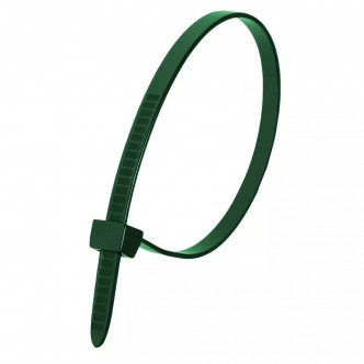 Coliere din plastic verde 3,6x200mm 100buc.