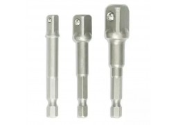 Set de adaptoate pentru chei tubulare  3buc: 1/2", 1/4", 3/8"