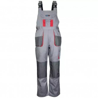 Salopeta de protectie marime L/52, gri, Comfort line, greutate 190g/m2