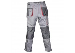 Pantaloni de protectie marime S/48, gri, Comfort line, greutate 190g/m2