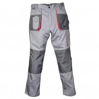 Pantaloni de protectie marime S/48, gri, Comfort line, greutate 190g/m2