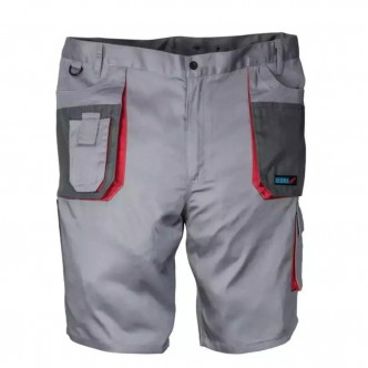 Pantaloni scurti de protectie marimea LD/54, gri, Comfort line, gramaj 190g/m2