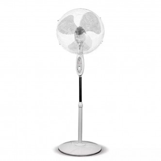 Ventilator de 16 "cu telecomanda, alba