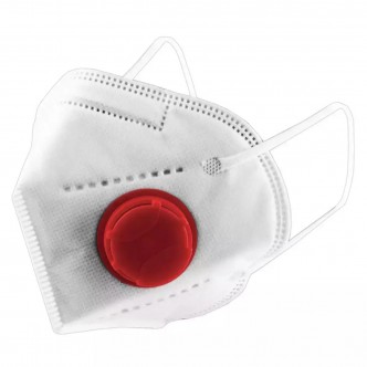 Puteklu respirators ar 1 varstu FFP2 5 gab, CE