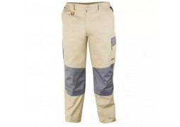 Pantaloni de protectie marime L/52, 100% bumbac, greutate 270g/m2