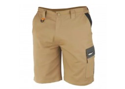 Pantaloni scurti de protectie marime XL/56, bumbac+elastan, greutate 270g/m2