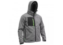 Jacheta softshell cu gluga, marime: S, 96% poliester+4%elastan