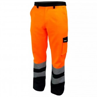 Pantaloni reflectorizanti marimea S,portocaliu