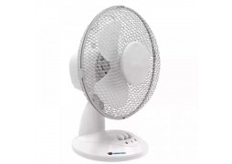 Ventilator birou 9" alb