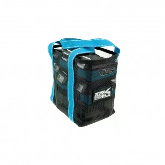 Geanta pentru 2 acumulatoare si incarcator, plasa Dedra SAS+ALL 20x14x20cm